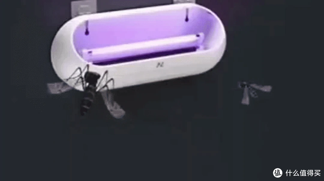 紫外光灭蚊灭虫灭苍蝇?还是工厂级专业设备好(含说明书)灯餐厅饭店用粘捕式诱虫壁挂杀蚊子商铺挂墙